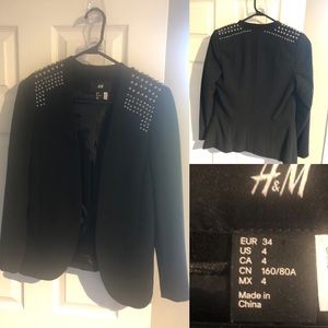 H&M Studded Blazer